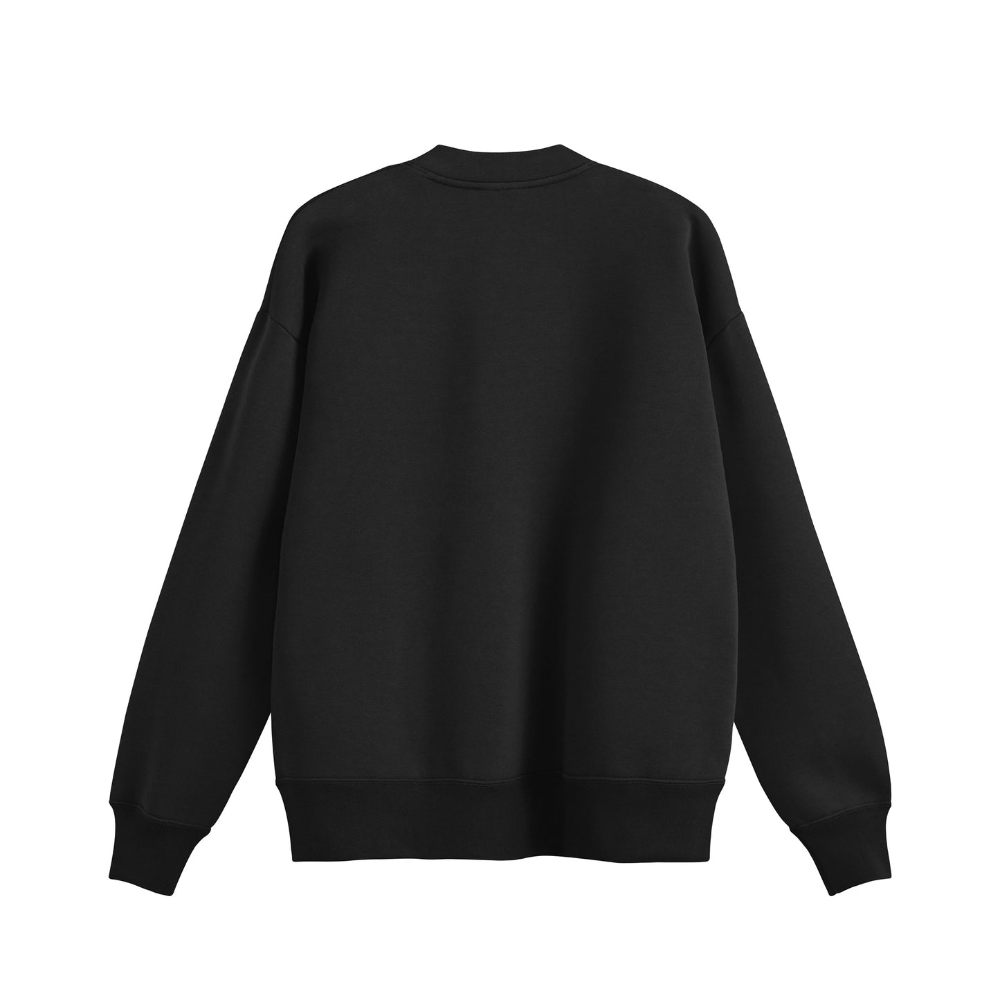 fleece-lined sweatshirt cardigan