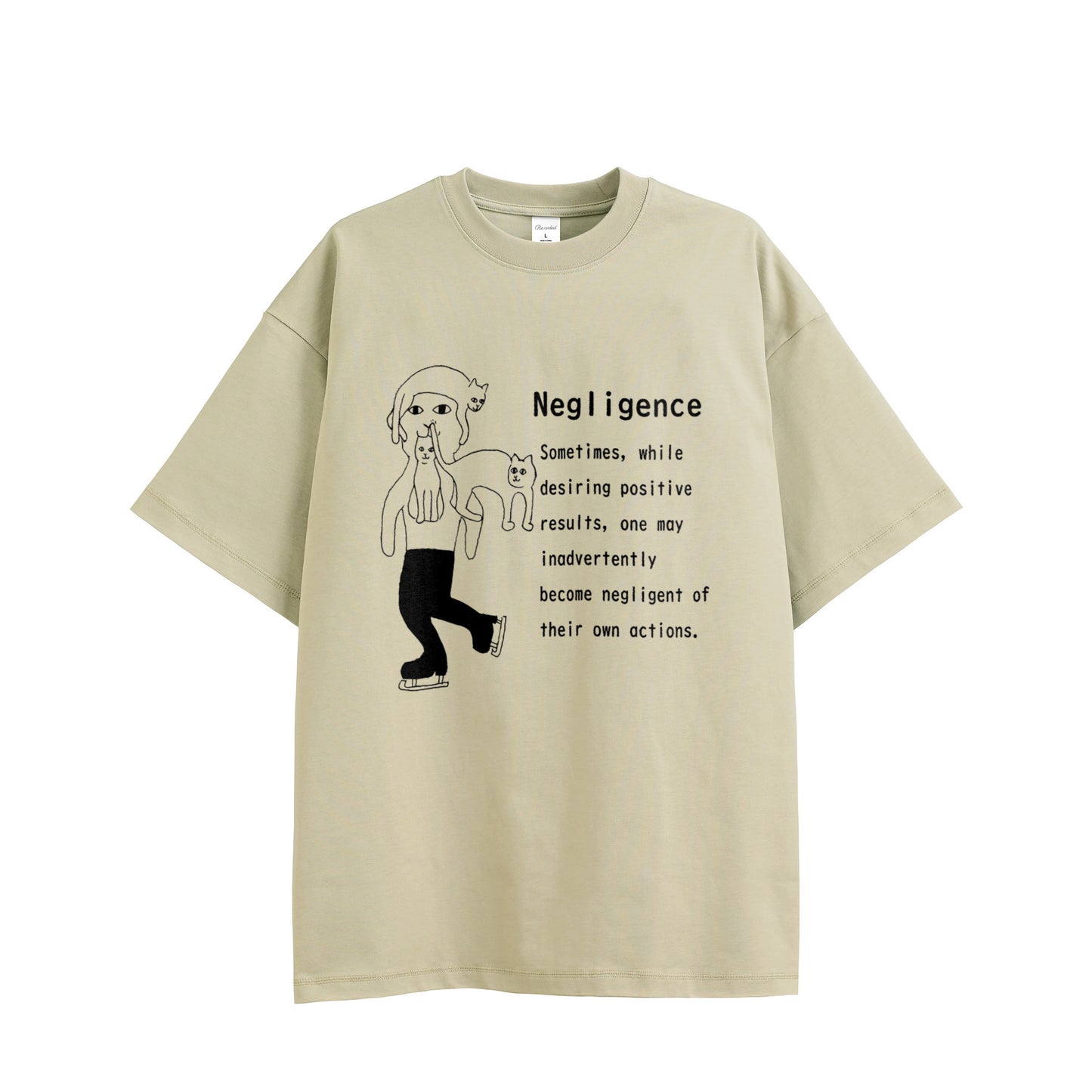 11.3oz Heavyweight T-shirt "Negligence" Yamagata's Collection