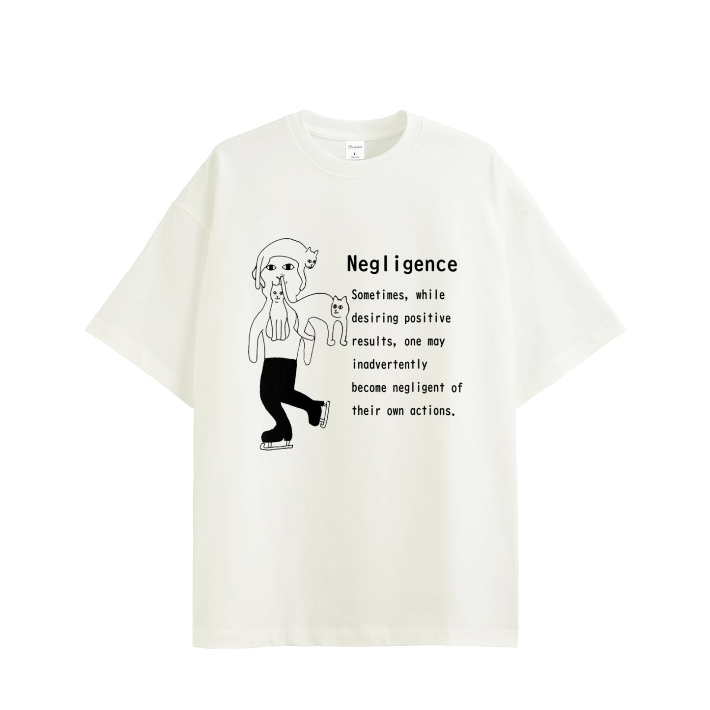 11.3oz Heavyweight T-shirt "Negligence" Yamagata's Collection