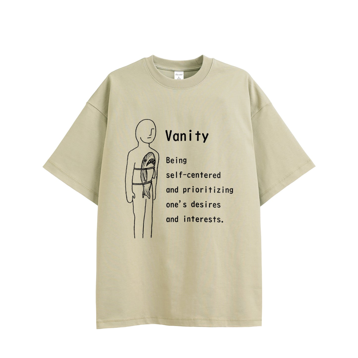 11.3oz Heavyweight T-shirt "Vanity" Yamagata's Collection