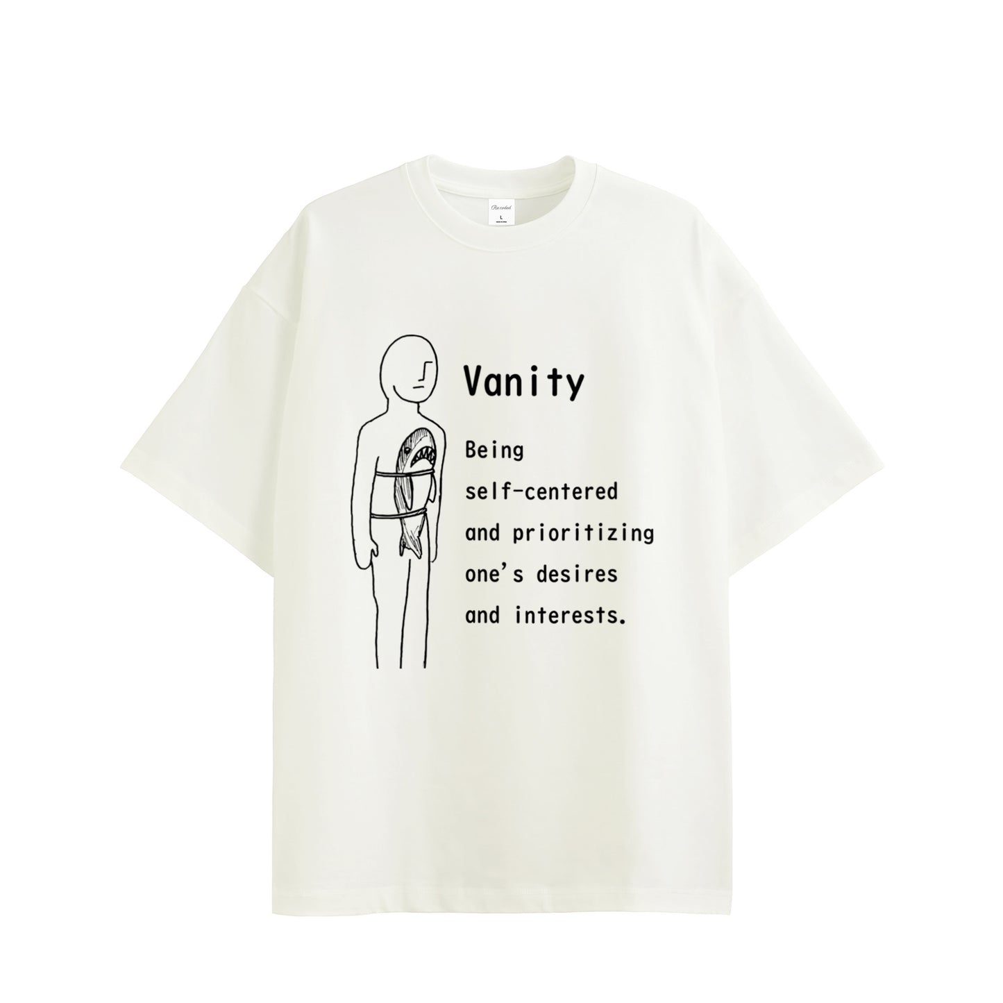 11.3oz Heavyweight T-shirt "Vanity" Yamagata's Collection