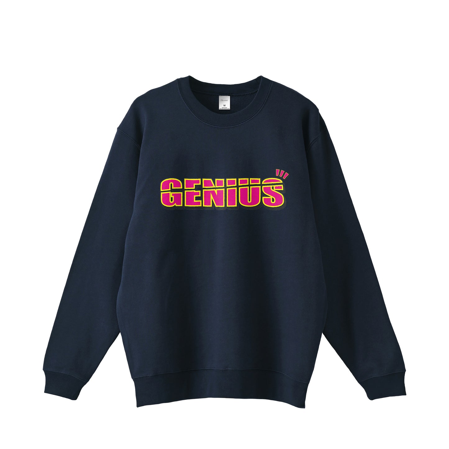 Standard Reverse Fleece Sweatshirt "GENIUS"