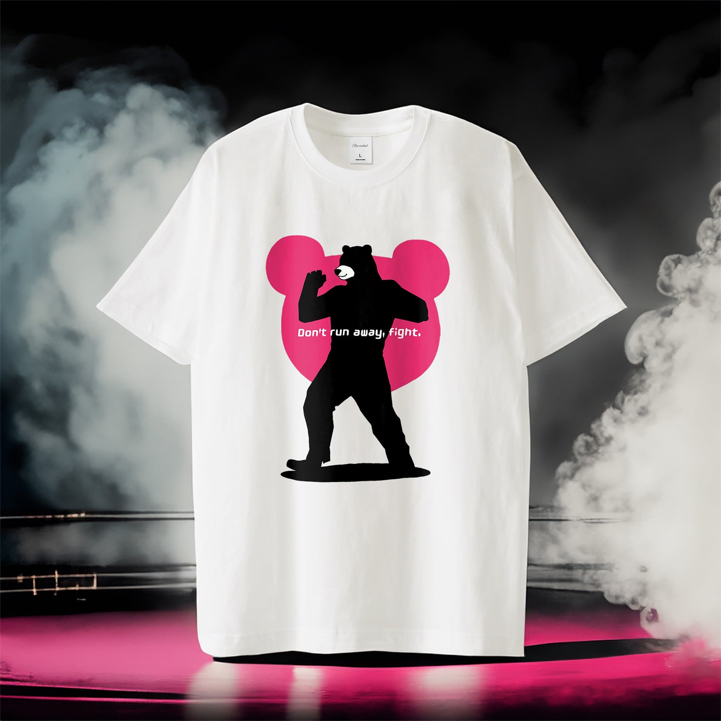T-shirt "Don't run away fight"