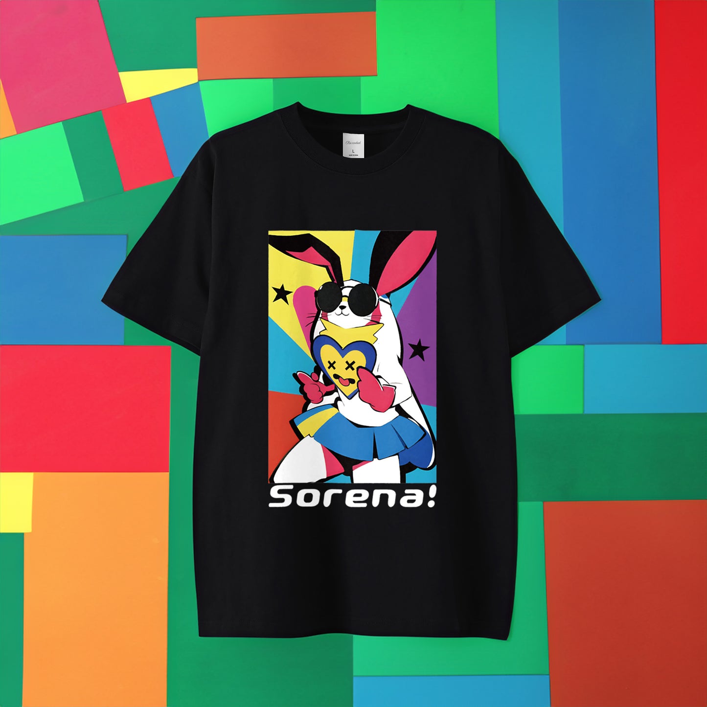 T-shirt black "sorena! ~それな!01"