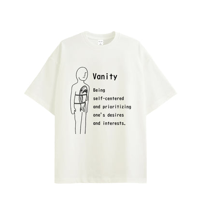 11.3oz Heavyweight T-shirt  "Vanity"  Yamagata's Collection