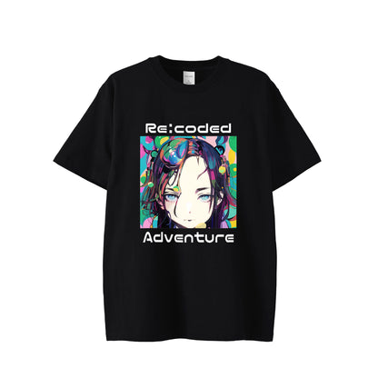 T-shirt black "Adventure"
