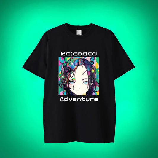 T-shirt black "Adventure"